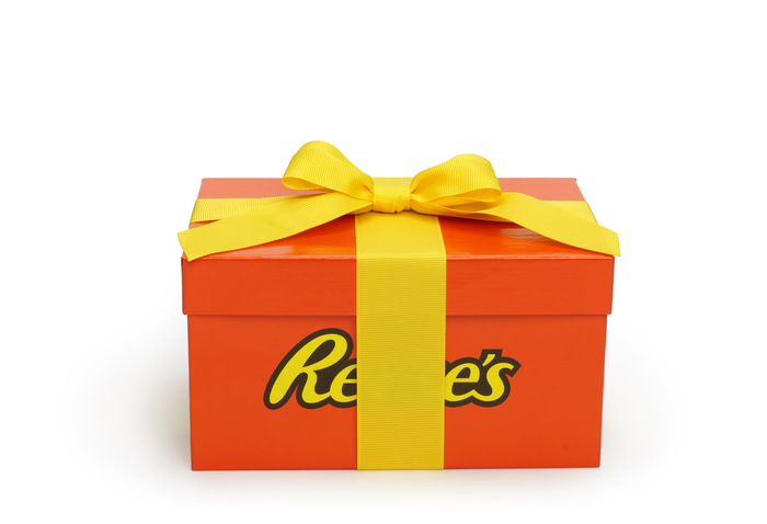 Image of REESE'S Milk Chocolate Peanut Butter Gift Miniatures Box 32 oz. Packaging