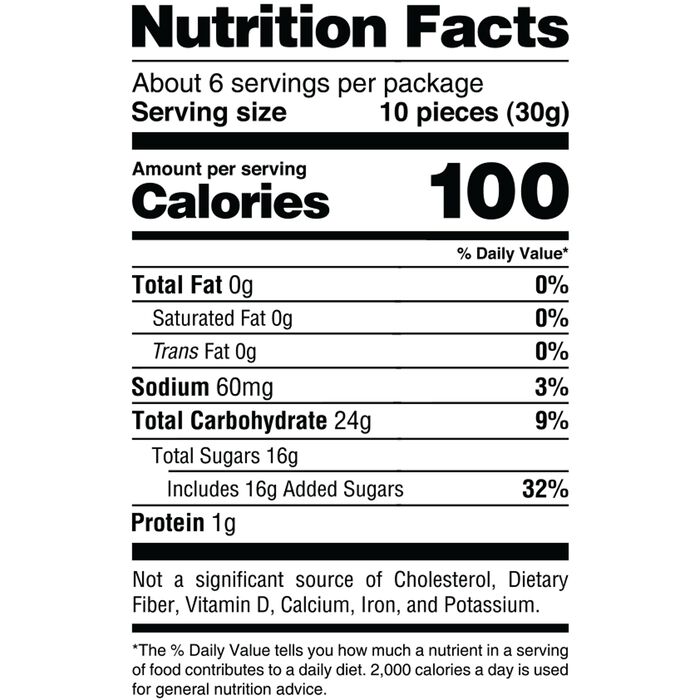 Image of Sour Strips BlueRazz Lemonade Bites Candy Bag, 6.35oz Packaging