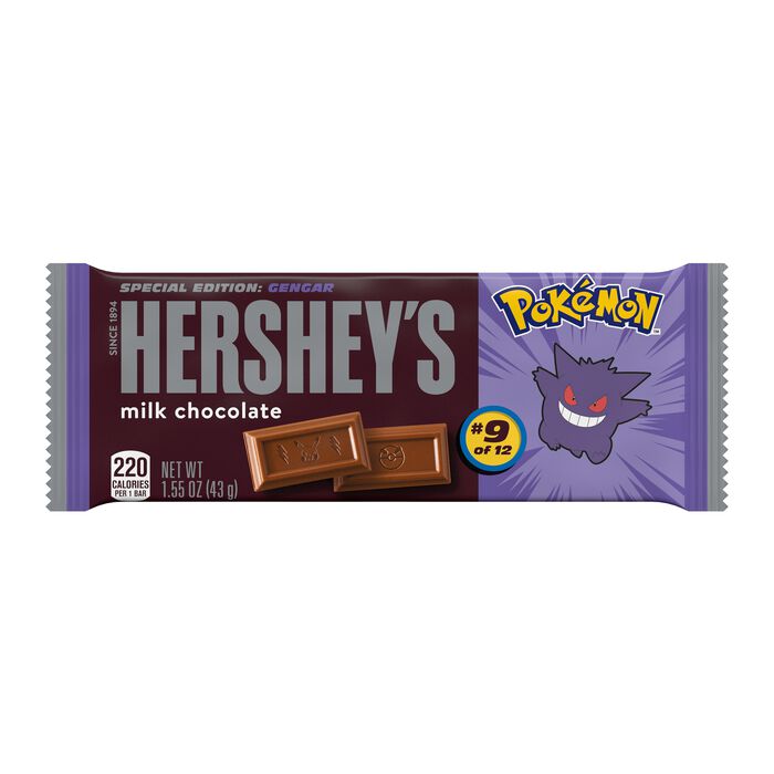 Image of HERSHEY'S Milk Chocolate Pokémon Candy Bars, 1.55 oz (36 Count) Packaging