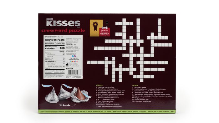 Image of Holiday KISSES Advent Calendar Packaging