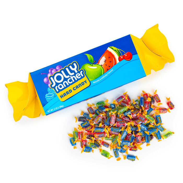 Image of JOLLY RANCHER World's Largest Novelty Packaged Hard Candy Filled Box, 3lb Packaging