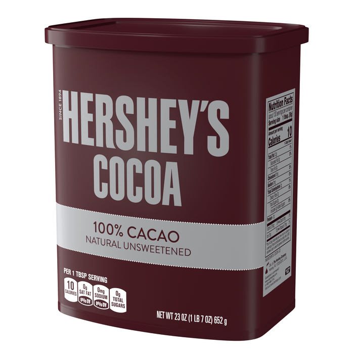 Image of HERSHEY'S Natural Unsweetened Cocoa - 8 oz. Packaging