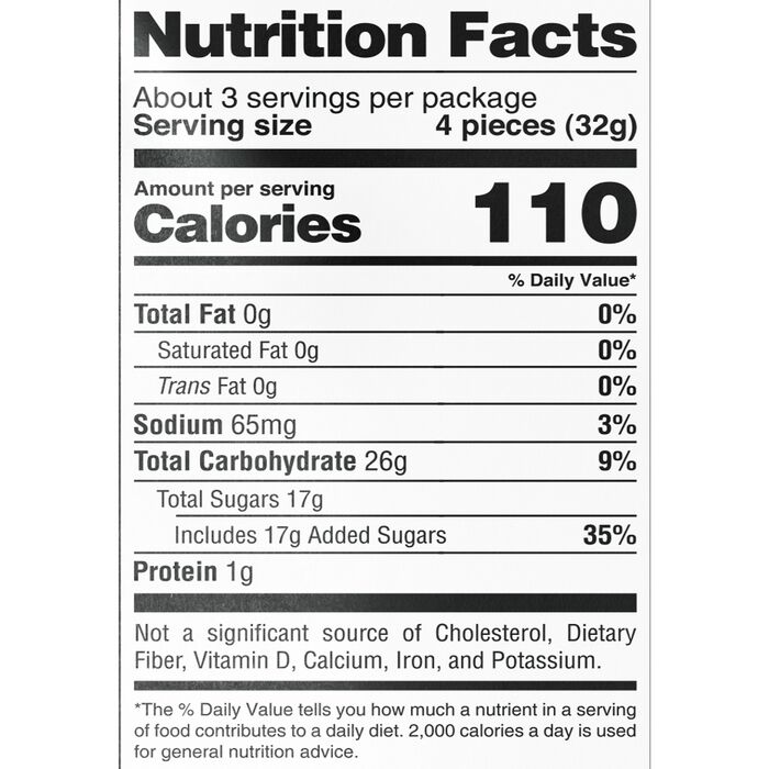 Image of Sour Strips Strawberry Candy Peg Bag, 3.4oz Packaging