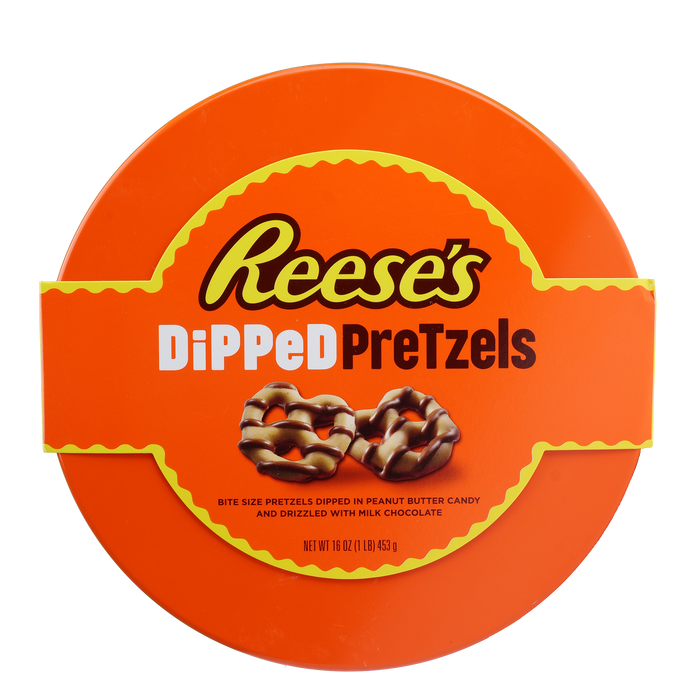 Image of REESE’S Dipped Pretzel Tin, 1 tin Packaging