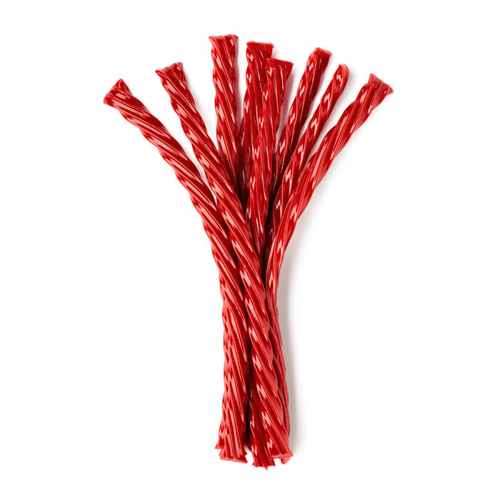 Image of TWIZZLERS Zero Sugar Twists Strawberry Flavored Licorice Style Candy Bag, 5 oz Packaging