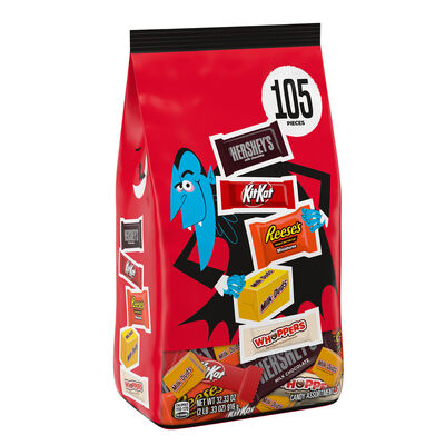 Hershey Assorted Halloween Candy, 32.33oz Bag (105 Pieces)