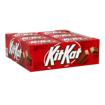KIT KAT® Milk Chocolate Wafer Candy Bars, 1.5 oz (36 Count)
