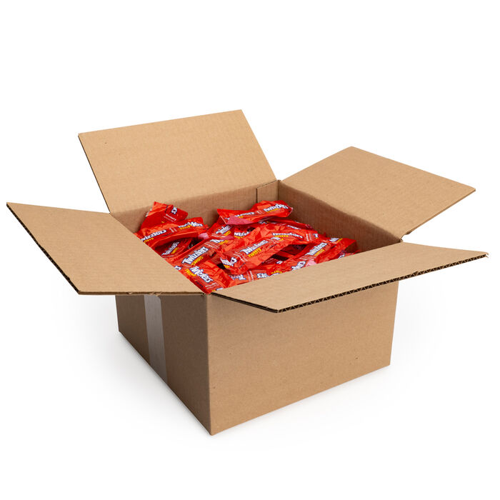 Image of TWIZZLERS Strawberry Twists Candy Snack Size 5lb Bulk Box Packaging
