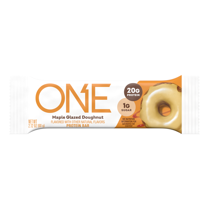 Image of ONE Maple Glazed Doughnut Flavored Protein Bars, 2.12 oz (12 Count) Packaging