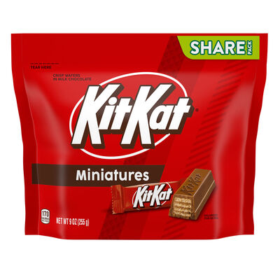 KIT KAT&reg; Miniatures Milk Chocolate Wafer Candy Share Pack, 9 oz
