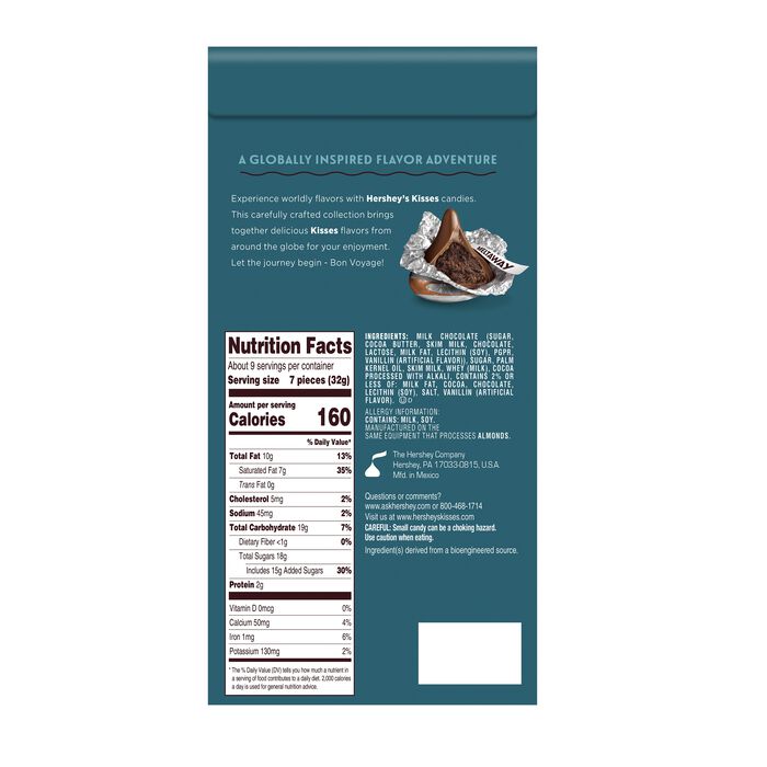 Image of HERSHEY'S KISSES Chocolate Meltaway Flavored Kisses, 10oz Pouch Packaging