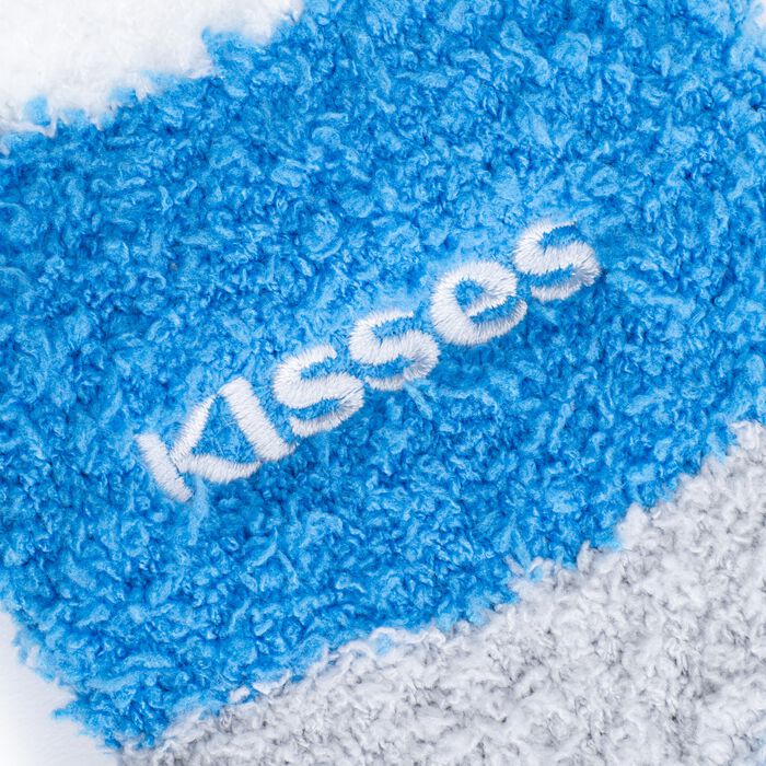 Image of KISSES Candy Fuzzy Socks Packaging