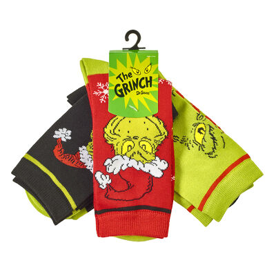 Dr. Seuss™ Grinch 3-Pack Socks Set