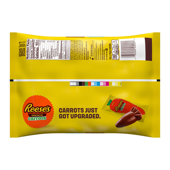 Image of REESE'S Chocolate Peanut Butter Creme Carrots, Easter Candy Bag, 9 oz Packaging