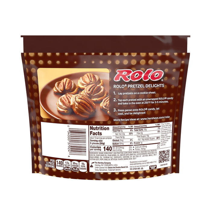 Image of ROLO Caramels in Milk Chocolate 10.6oz Candy Bag Packaging