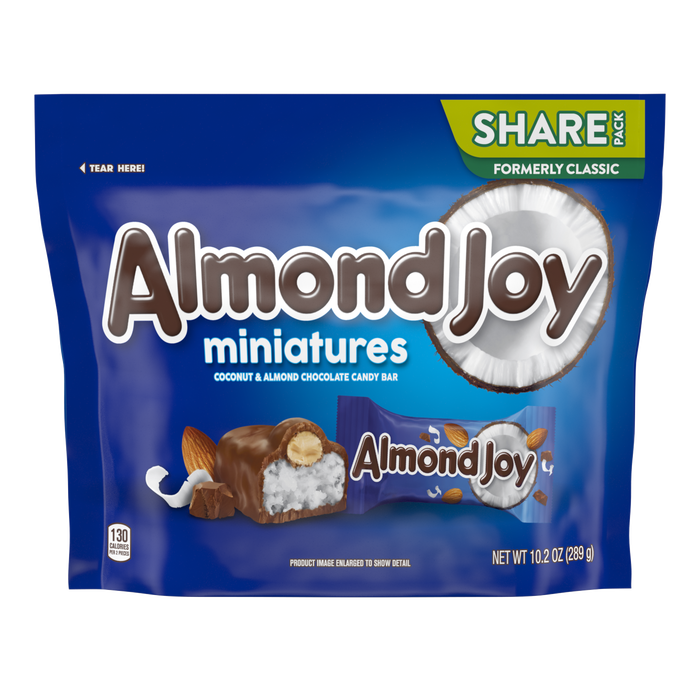 Image of ALMOND JOY Bar Miniatures Packaging