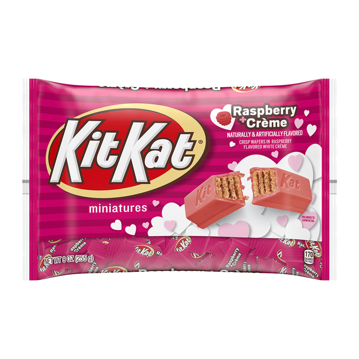 Image of KIT KAT® Raspberry Crème Flavored Miniatures Packaging