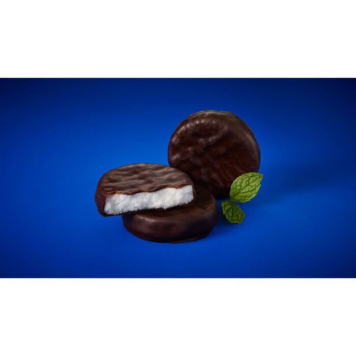 Image of YORK Minis Unwrapped Dark Chocolate Peppermint Patties, Christmas , Candy Bag, 7 oz Packaging