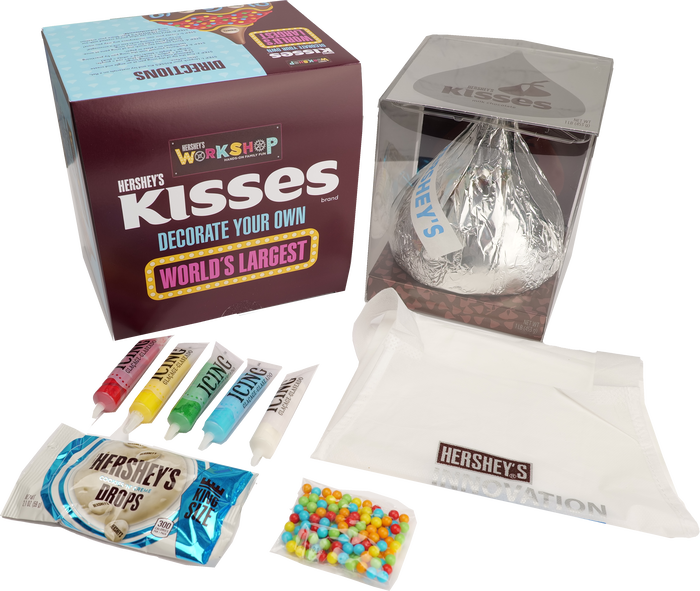 Image of KISSES Decorate Your Own World's Largest Packaging