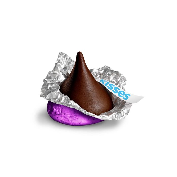 Image of HERSHEY'S KISSES SPECIAL DARK Mildly Sweet Chocolate Candy Share Pack, 8.7 oz Packaging