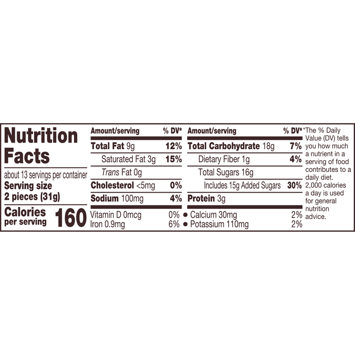 Image of REESE'S Milk Chocolate Snack Size Peanut Butter Cups Pantry Pack, 13.75 oz, 25 count Packaging