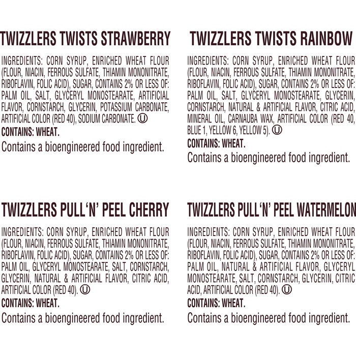Image of TWIZZLERS Assorted Flavored Licorice Style Candy  Bulk Party Pack, 46.34 oz Packaging