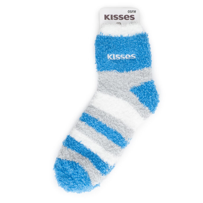 Image of KISSES Candy Fuzzy Socks Packaging