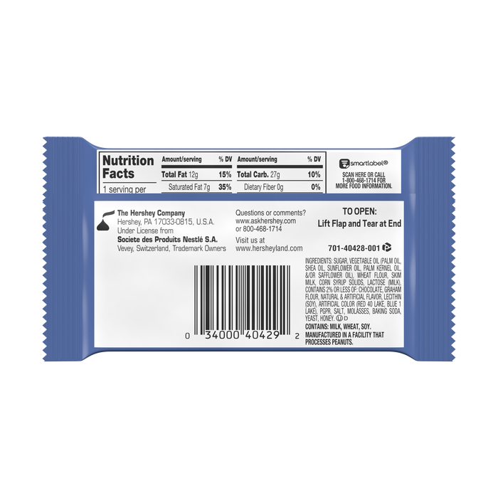 Image of KIT KAT® Blueberry Muffin Flavored Candy Bar, 1.5 oz bar Packaging