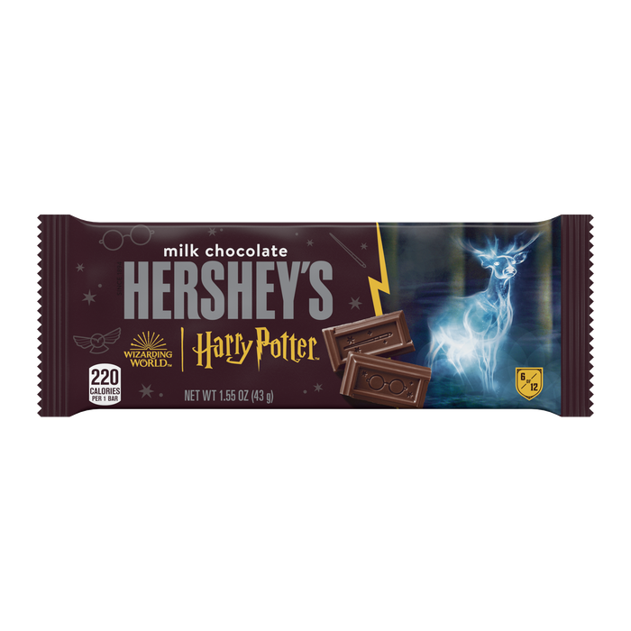 Image of HERSHEY'S Milk Chocolate Harry Potter™ Halloween Candy Bars, 1.55 oz (36 Count) Packaging