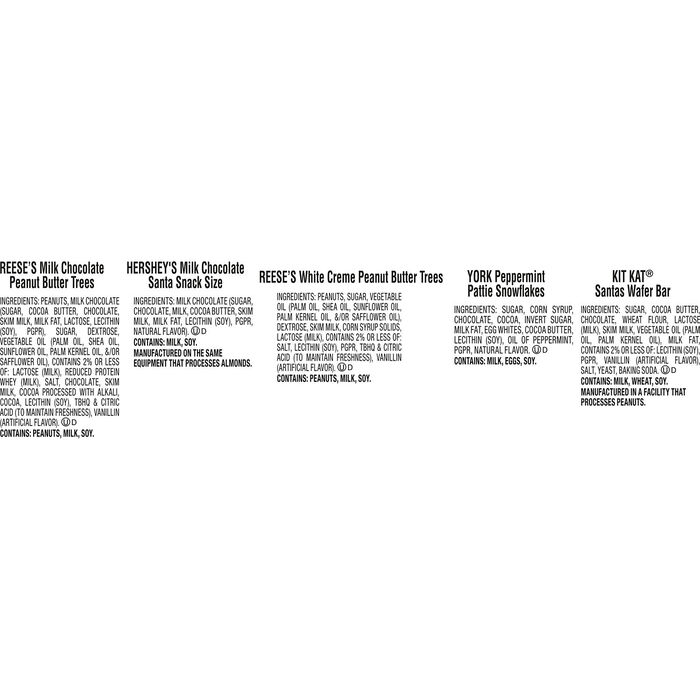 Image of Hershey Assorted Flavors Christmas Candy Bulk Bag, 32.45 oz Packaging