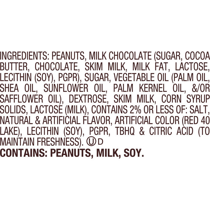 Image of REESE'S Miniatures Milk Chocolate and Red Velvet Flavored Creme Peanut Butter Cups, Valentine's Candy Bag, 9.3 oz Packaging