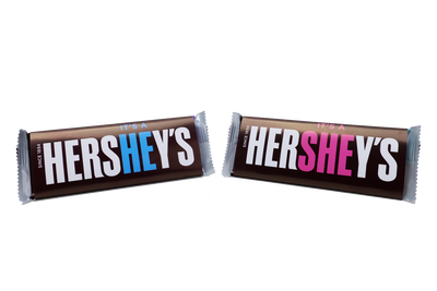 Gender Reveal HERSHEY'S Milk Chocolate Bar Wrappers