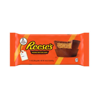 REESE'S World's Largest  Peanut Butter Cups 1 lb. Candy Pack