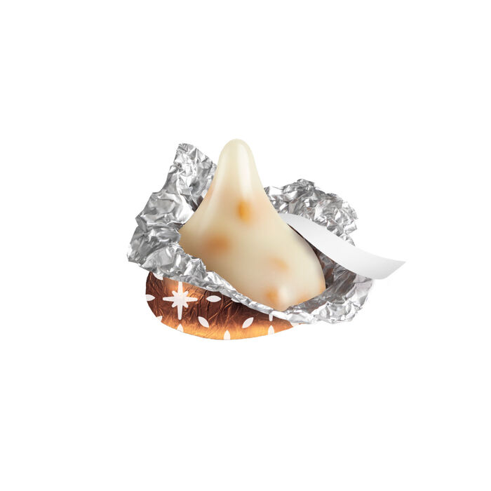 Image of HERSHEY'S KISSES Snickerdoodle Cookie Flavored, Christmas , Candy Bag, 8 oz Packaging