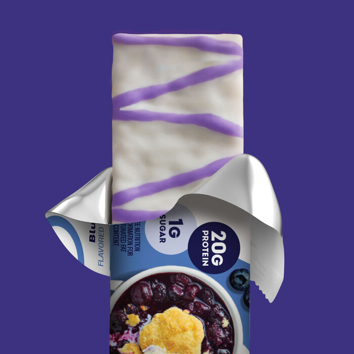 Image of ONE Blueberry Cobbler Flavored Protein Bars, 2.12 oz (12 Count) Packaging
