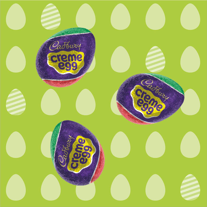 Image of CADBURY MINI Chocolate with Fondant Creme Eggs, Easter Candy Bag, 2.8 oz Packaging