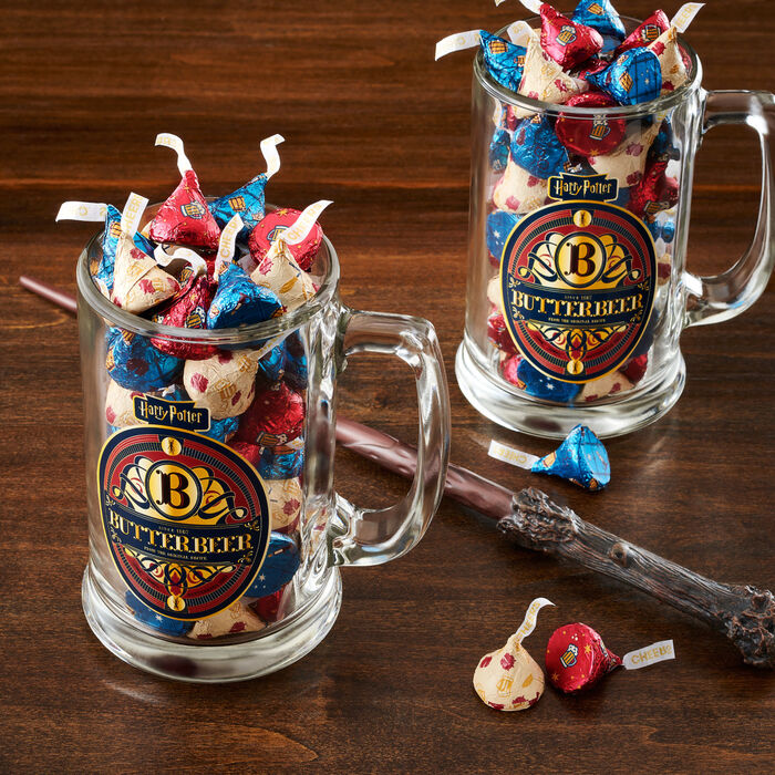 Image of HERSHEY'S KISSES Harry Potter™ Butterbeer Flavored Kisses, Easter Candy Bag, 9 oz Packaging