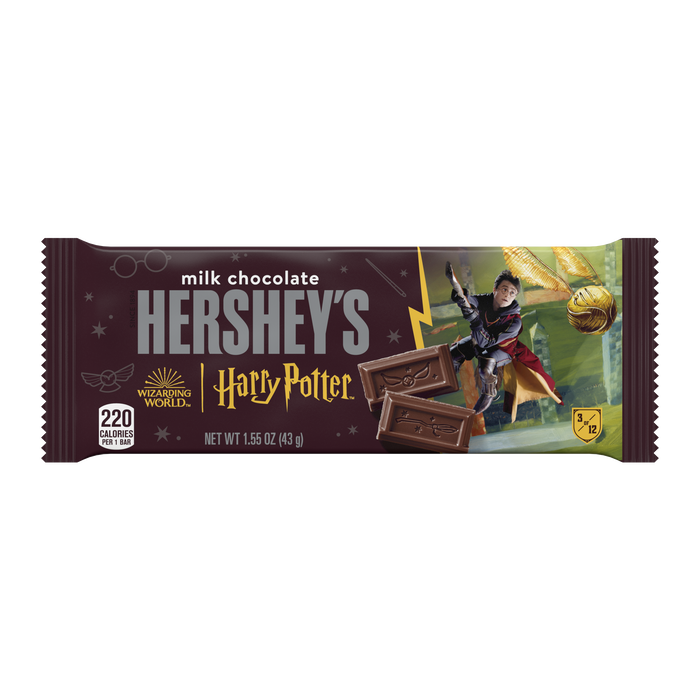 Image of HERSHEY'S Milk Chocolate Harry Potter™ Halloween Candy Bars, 1.55 oz (36 Count) Packaging