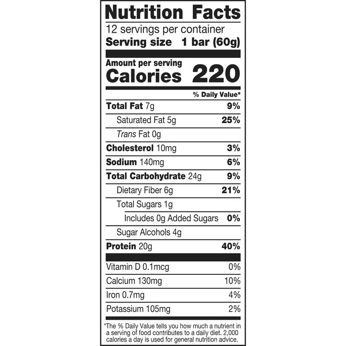 Image of ONE Chocolate Chip Cookie Dough Flavored Protein Bars, 2.12 oz (12 Count) Packaging