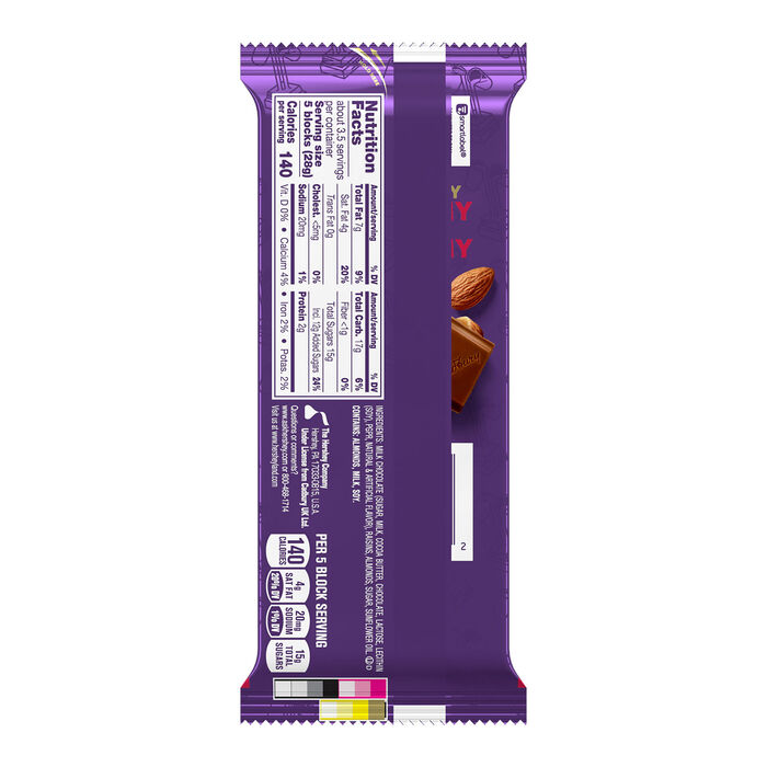 Image of CADBURY FRUIT & NUT Milk Chocolate X-Large 3.5oz Candy Bar Packaging