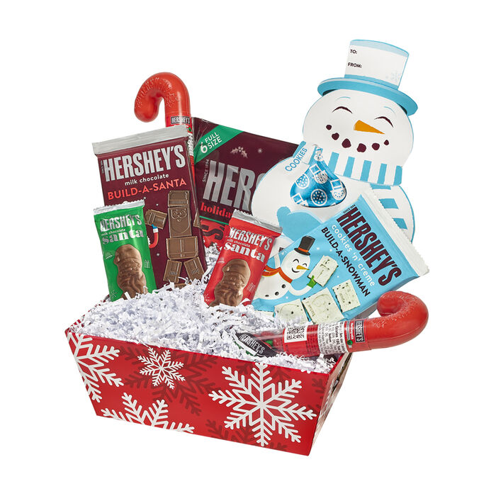 Image of HERSHEY'S Assorted Holiday Gift Basket, 29.32 oz Candy Packaging