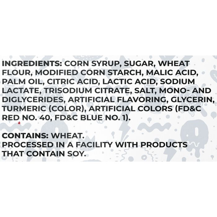 Image of Sour Strips Doubleberry Candy Peg Bag, 3.4oz Packaging