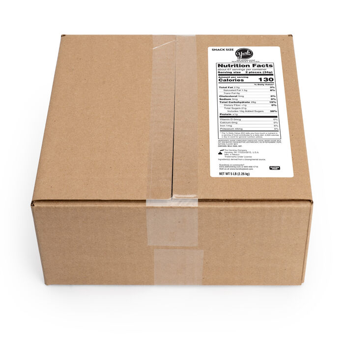 Image of YORK Dark Chocolate Covered Peppermint Patties Snack Size 5lb Bulk Box Packaging