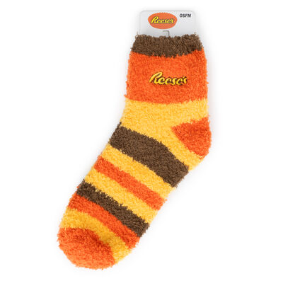 REESE’S Peanut Butter Cup Fuzzy Socks