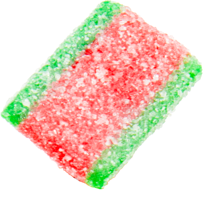 Image of SOUR STRIPS Bites Watermelon Flavored Chewy Candy Bag, 6.35 oz Packaging