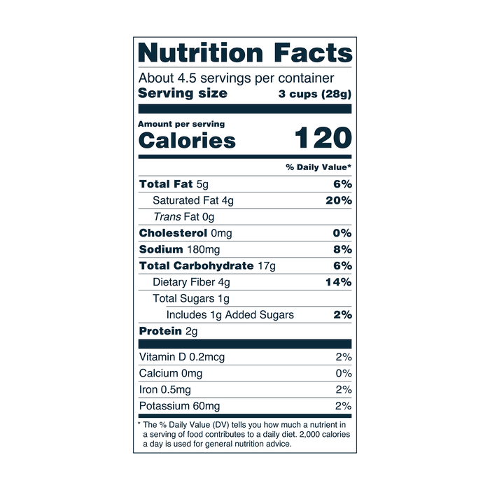 Image of LesserEvil Fiery Hot Popcorn 4.6oz Packaging