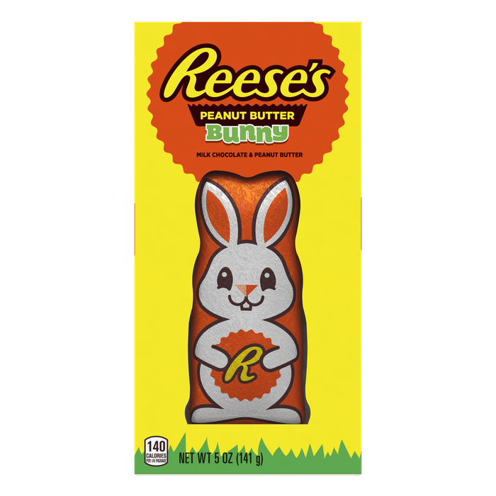 Image of Easter REESE'S Peanut Butter Bunny 5 oz. Packaging