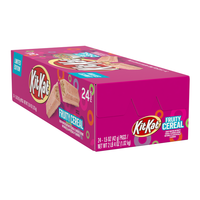 Image of KIT KAT Fruity Cereal Candy Bar, 1.5 oz. Packaging