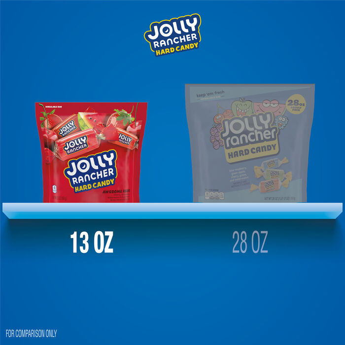 Image of JOLLY RANCHER Gummies Zero Sugar Assorted Fruit Flavored Candy Bag, 4.9 oz Packaging