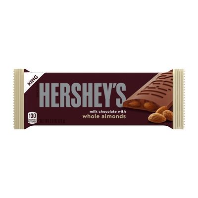 HERSHEYS Milk Chocolate Almond King Size 2.6oz Candy Bar